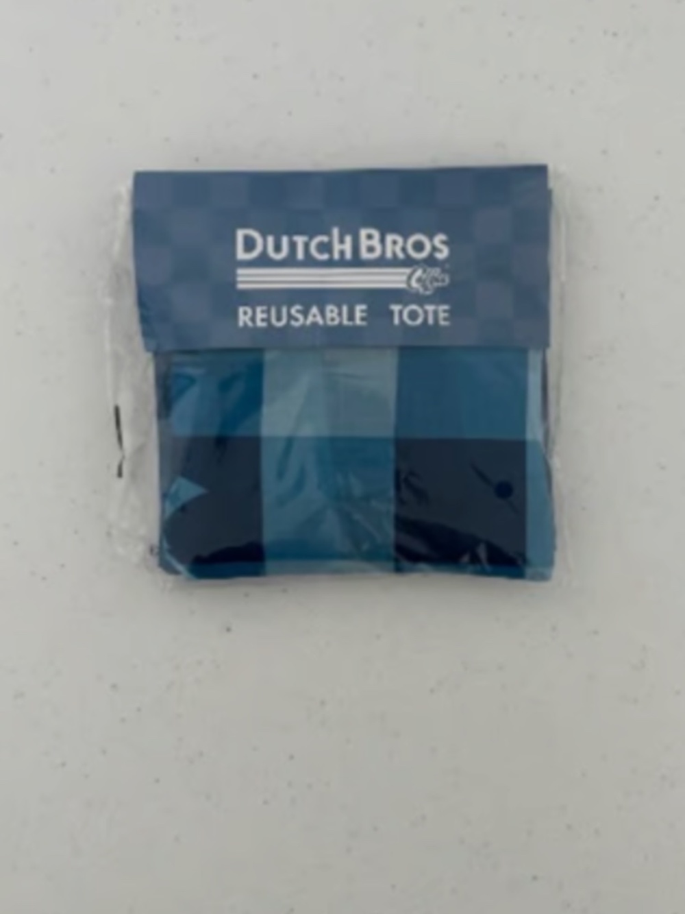 Dutch Bros - Standard Reusable - Blue Plaid
